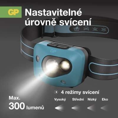 GP Discovery P8584GP nastavitelné režimy svícení